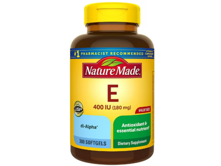 Vitamina E 180 mg (400 IU) dl-Alpha , 300 Softgels Nature Made Online now