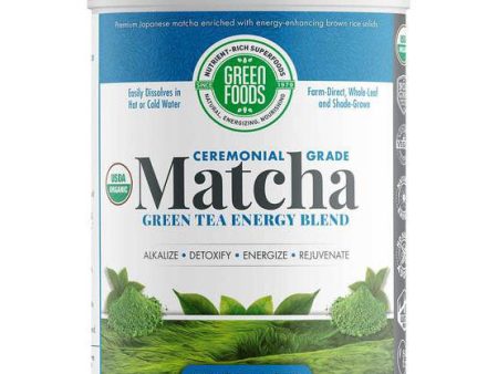 Matcha Green Tea, Drink Mix, Organic, 11 oz (60 servings), Green Foods Corporation Online Hot Sale