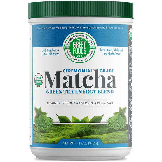 Matcha Green Tea, Drink Mix, Organic, 11 oz (60 servings), Green Foods Corporation Online Hot Sale