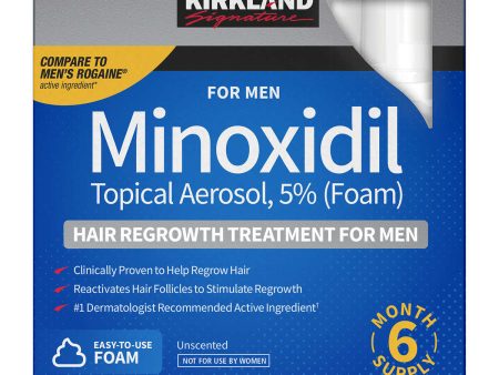 MINOXIDIL EN ESPUMA - KIRKLAND- 60GR For Cheap