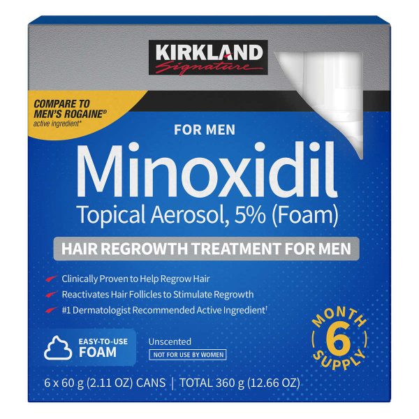 MINOXIDIL EN ESPUMA - KIRKLAND- 60GR For Cheap