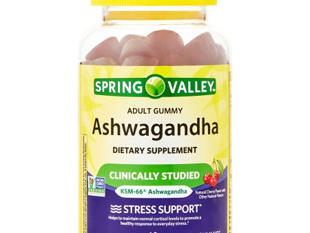 Spring Valley   Ashwagandha KSM-66 Vegetarian Gummies, Cherry, 60 Gomitas Discount