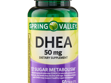 DHEA SPRING VALLEY 50 mg, 50 Tabletas Discount