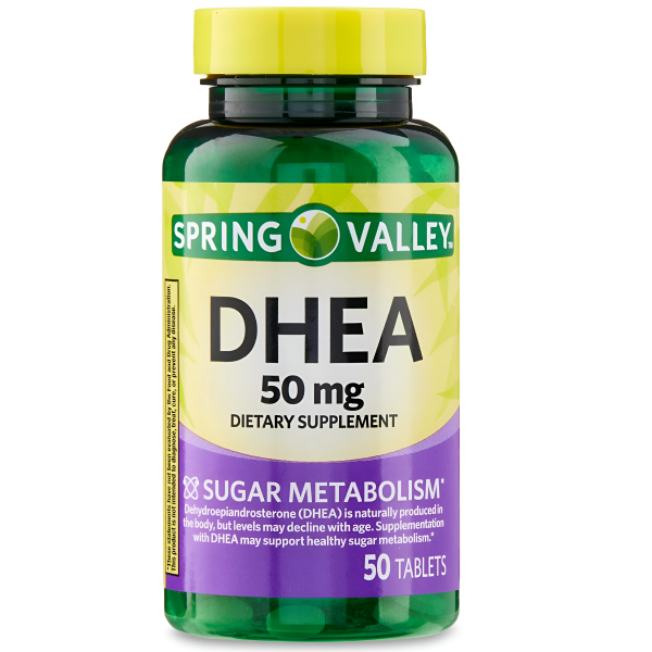 DHEA SPRING VALLEY 50 mg, 50 Tabletas Discount