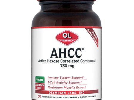 AHCC 750mg, 60 Capsules, Olympian Labs Online Sale