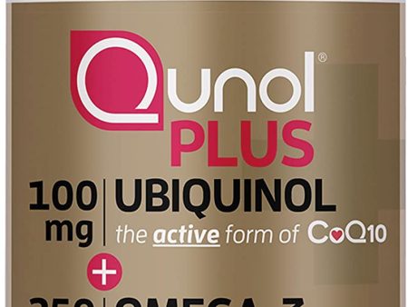 Ubiquinol 100 mg + Omega-3 250 mg Qunol Plus - 90 Capsulas Blandas Sale