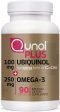 Ubiquinol 100 mg + Omega-3 250 mg Qunol Plus - 90 Capsulas Blandas Sale