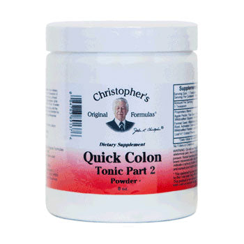 Quick Colon Tonic Part 2 Powder, 8 oz, Christopher s Original Formulas Sale