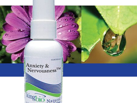 Anxiety & Nervousness, 2 oz, King Bio Homeopathic (KingBio) Supply