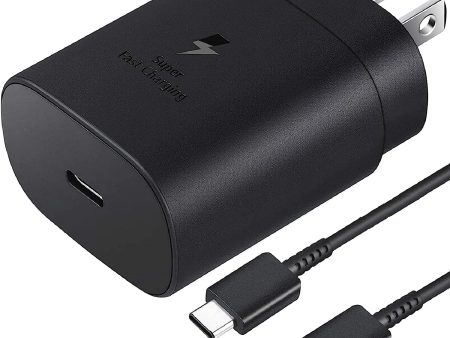 Cargador súper rápido de 25 vatios PD 3.0 USB C, para  Samsung Galaxy S23 S22 S21 Z Fold 3 4 5 S20 iPhone 15  tipo C + cable de carga rápida de 1.50 metros de Largo Galaxy S23 S22 S21 Z Fold 3 4 5 S20 iPhone 15 For Discount