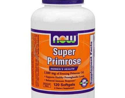 Super Primrose 1300mg 120 Softgels, NOW Foods on Sale