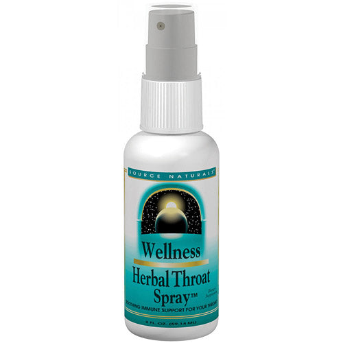 Wellness Herbal Throat Spray, 1 oz, Source Naturals Supply