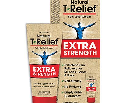 T-Relief Extra Strength Cream, Pain Relief, 3 oz, MediNatura For Cheap