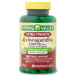 Ashwagandha 1300mg extra fuerte, 60 capsulas- Spring Valley Online Sale