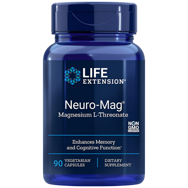 Neuro-Mag Life Extension  Magnesio L-Threonate 90 Cápsulas Fashion