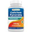 Calcium Pyruvate 750 mg, 120 Vegetarian Capsules, Best Naturals Hot on Sale