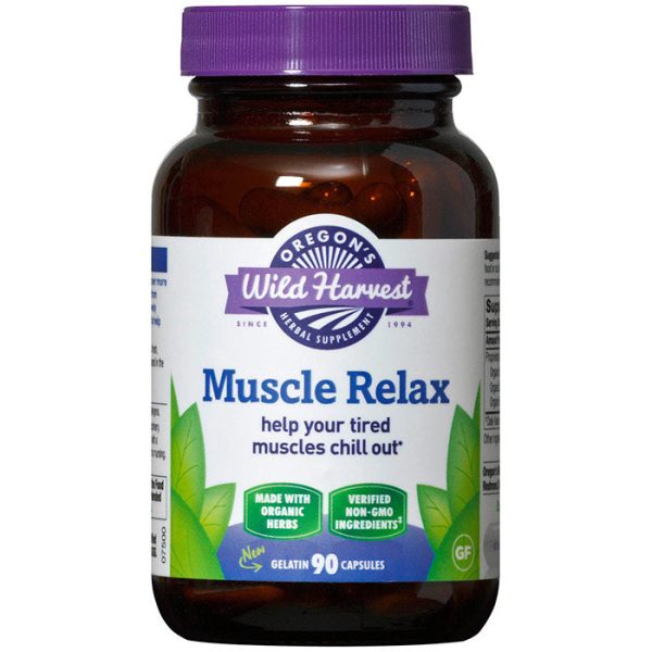 Muscle Relax, Organic, 90 Capsules, Oregon s Wild Harvest Supply