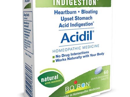 Acidil Heartburn Relief 60 tabs from Boiron Discount