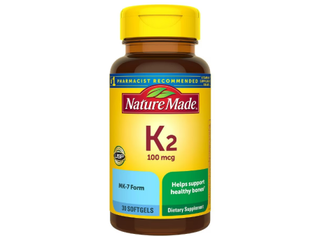 Vitamina K2 100 mcg 30 capsulas - Nature Made Fashion