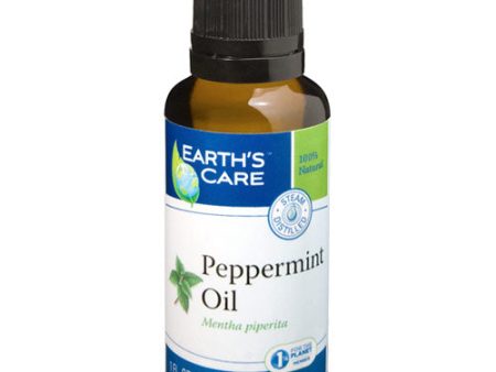 100% Natural & Pure Peppermint Oil, 1 oz, Earth s Care Discount