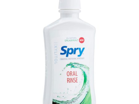 Spry Xylitol Oral Rinse - Spearmint, All Natural, 16 oz, Xlear (Xclear) Sale