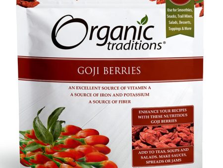 Organic Goji Berries, 8 oz (227 g), Organic Traditions Online