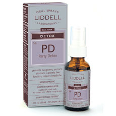 Liddell Party Detox Homeopathic Spray, 1 oz on Sale