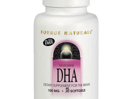 DHA Neuromins 200 mg, 30 Softgels, Source Naturals Supply