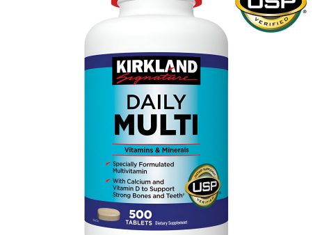 Multivitaminico Kirkland Signature Daily Multi, 500 Tabletas Online Hot Sale