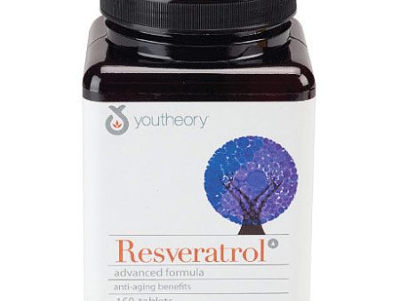 Youtheory Resveratrol Advanced Formula, 160 Tablets, Nutrawise Corporation Supply