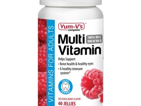 Chewable Multivitamin for Adults, Berry Flavor, 60 Jellies, Yum-V s Complete For Sale