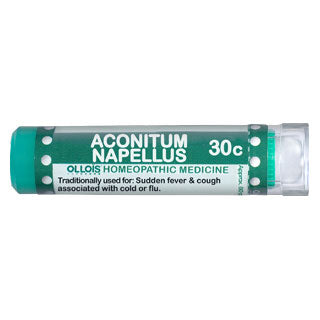 Aconitum Napellus 30c, 80 Pellets, Ollois Homeopathic Online Sale