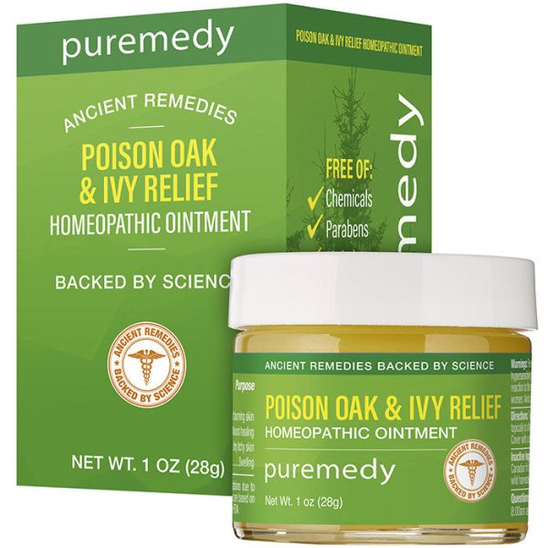 Poison Oak & Ivy Relief Ointment, 1 oz, Puremedy Hot on Sale