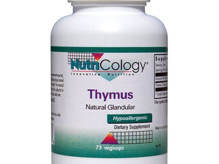 Thymus Glandular Organic 500mg 75 caps from NutriCology Hot on Sale