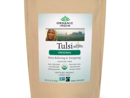 Tulsi (Holy Basil) Original Tea, Loose Leaf, Value Size, 1 lb, Organic India on Sale