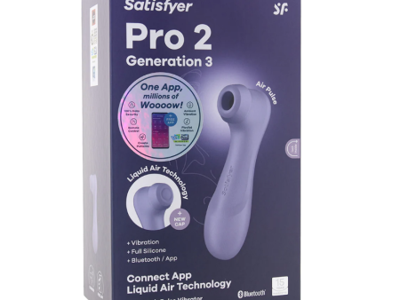 Satisfyer Pro 2 Generacion 3 ,Vibrador con Applicativo. Fashion