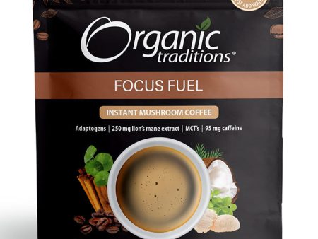 Focus Fuel Instant Mushroom Coffee, 5 oz (140 g), Organic Traditions Fashion