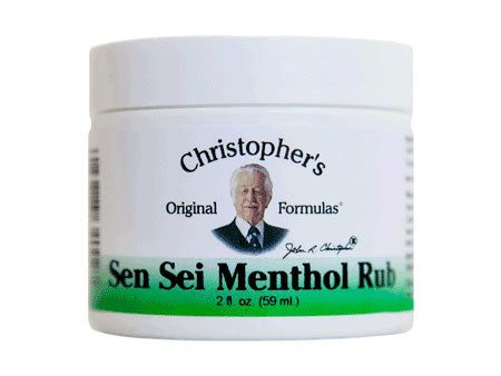 Sen Sei Menthol Rub Ointment, 2 oz, Christopher s Original Formulas Fashion