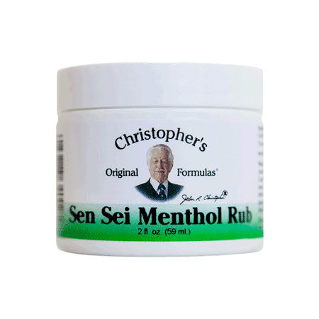 Sen Sei Menthol Rub Ointment, 2 oz, Christopher s Original Formulas Fashion