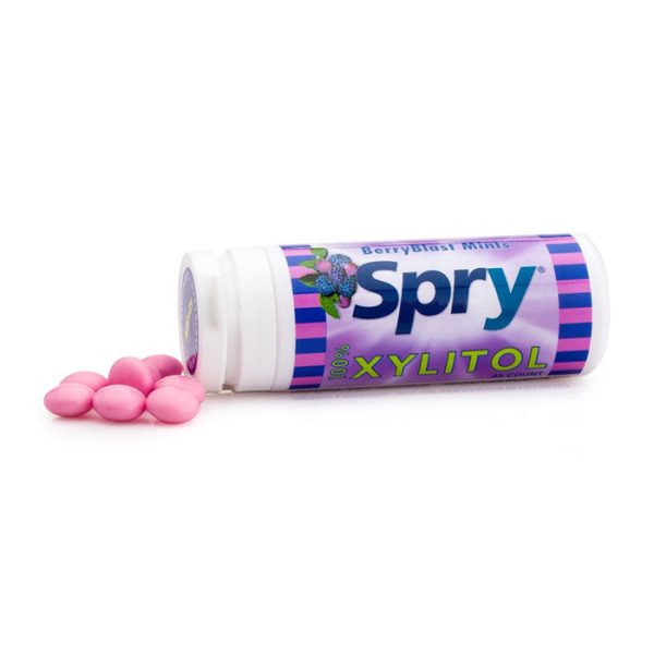 Spry Xylitol Mints - Berry Blast, 45 ct x 6 Tubes, Xlear (Xclear) Sale