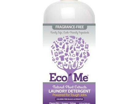 Eco-Me Laundry Detergent, Natural Plant Extracts, Fragrance Free, 32 oz Fashion