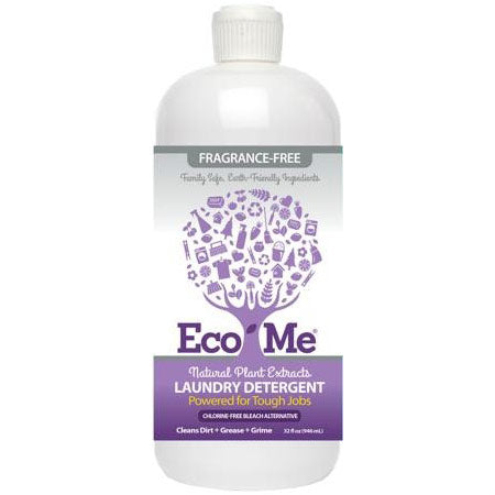 Eco-Me Laundry Detergent, Natural Plant Extracts, Fragrance Free, 32 oz Fashion