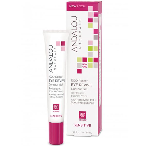 1000 Roses Eye Revive Contour Gel, 0.6 oz, Andalou Naturals Online