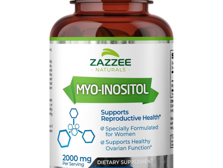 Zazzee MYO  INOSITOL Reproduccion y Fertilidad  120 Capsulas 2000 mg Online now