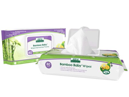 Bamboo Baby Wipes, 80 Count, Aleva Naturals Cheap