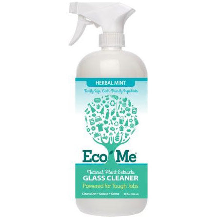 Eco-Me Glass Cleaner, Natural Plant Extracts, Herbal Mint, 32 oz Online Sale