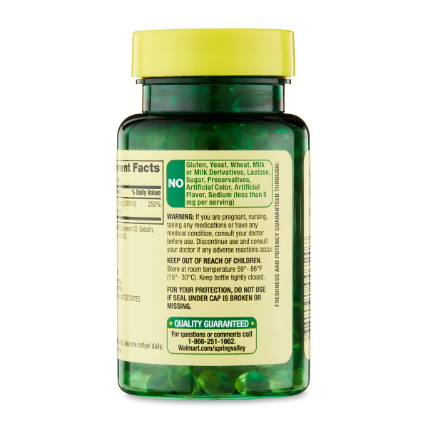 VITAMINA D3 2000IU SPRING VALLEY , CAPSULAS Online Sale