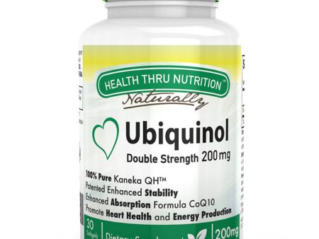 Ubiquinol CoQ10 200 mg, 30 Softgels, Health Thru Nutrition For Cheap