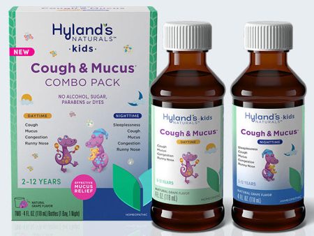 Kids Cough & Mucus Day & Night Combo Pack, 8 oz, Hyland s Sale