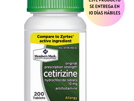 Aller-Zyr, Cetirizina HCl, 10mg, Antihistamine 200 Tabletas  Member s Mark Hot on Sale